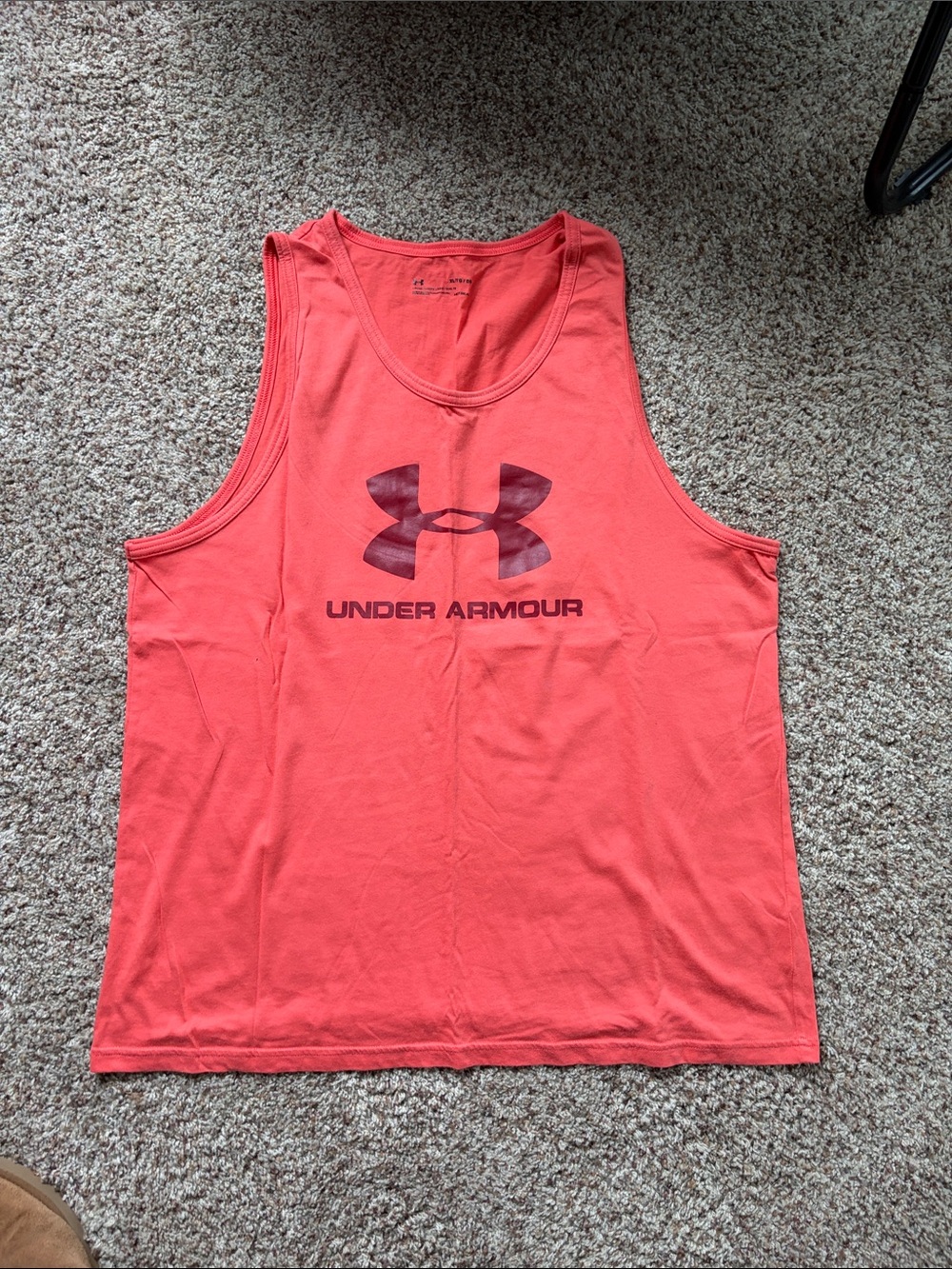 Under Armour Men’s Coral Tank Top with Logo